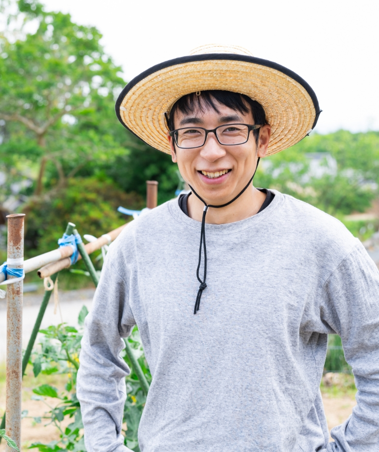 インタビューを受ける三嶋 太地（だいちゃん）